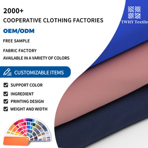 Alta calidad 4 Way Stretch 80 Nylon 20 Spandex tela urdimbre de punto Semi brillante tela deportiva de absorción de sudor de un solo lado - Product Image 4
