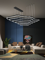 Lampes suspendues LED dorées modernes Home Restaurant Éclairage intérieur Salon Salles d'hôtel Alimentation AC Terrasses circulaires Lustres