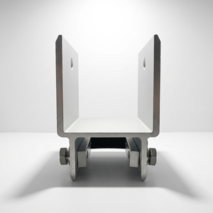 Kit de connecteurs d'interconnexion pour poutres solaires, en aluminium anodisé, pour rails photovoltaïques, avec pack d'éléments de fixation en acier inoxydable assorti, pour approvisionnement OEM en gros - Product Image 1