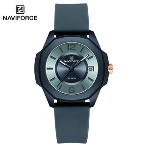 Đồng hồ nữ NAVIFORCE 7107 Quartz cao cấp thời trang chính hãng dây đeo silicon phong cách giản dị thanh lịch - Product Image 4