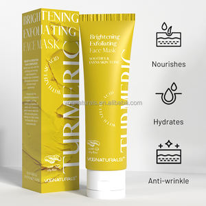 Mascarilla Facial de Arcilla con Vitamina C y Cúrcuma de Marca Privada, Mascarilla Exfoliante Iluminadora para Blanquear la Piel, Unificar el Tono y Dar Luminosidad - Product Image 2