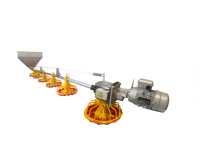 Mangeoires automatiques en plastique pour volaille poulet ferme