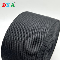 Sangle en nylon de sangle d'accessoires de sac tissé par ceinture de 2 pouces 2.5cm écologique pour le sac à dos de bagage