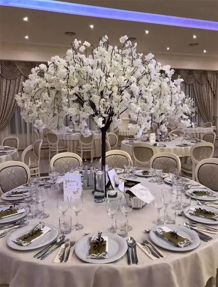 2024 New Design customized cherry blossom tree silk cherry blossom tree cherry tree for wedding decoration