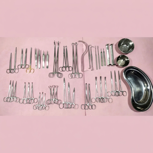 Juego de instrumentos quirúrgicos básicos para laparotomía de 50 piezas, kit de instrumentos de cirugía general de acero inoxidable, juego de herramientas para cirugía abdominal - Product Image 4