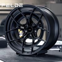 Jantes en aluminium forgé sur mesure 6061-T651 Y-Spoke de 18 à 24 pouces, brossées, monobloc, 4x108 4x100 pour Nissan Gt-R Tesla Model S Plaid