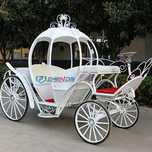 Carruaje Eléctrico Blanco Personalizado de Fábrica, Estilo Princesa Calabaza, para Paseos Turísticos y Bodas, Tipo Cenicienta - Product Image 4