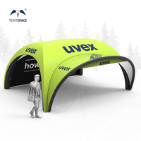 Tente gonflable robuste résistante aux UV et à la pluie pour événements extérieurs, fêtes, mariages, stands, salons professionnels, événements sportifs, abri de camping
