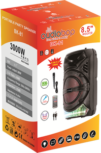 Altavoz Portátil para <span class=keywords><strong>DJ</strong></span> de 8 Pulgadas, Altavoz de Audio para Exteriores, Altavoz de Bajos para Fiestas, Karaoke, Micrófono Inalámbrico Recargable 5.3 - Product Image 5