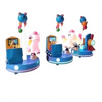 Équipements de parcs d'attractions, carrousel pour 2 joueurs, pour aire de jeux pour enfants, machine de jeu, manèges à pièces, carrousel à vendre