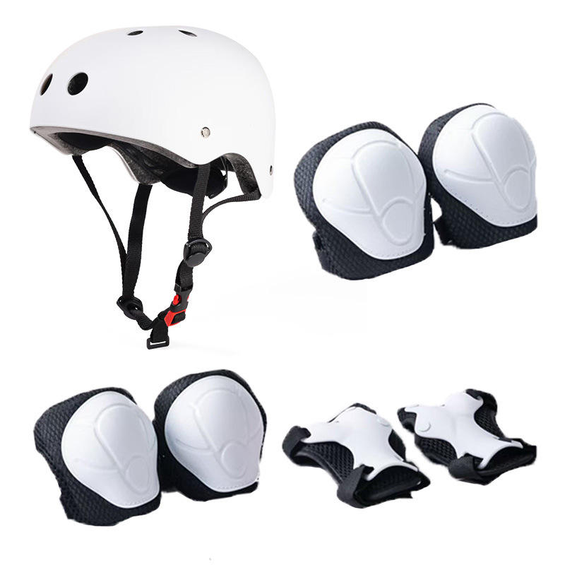 Adult Skateboard &amp; Balance Bike Protective Gear Set | 7-Piece Safety Kit with ABS/EPS Helmet, Knee Pads, Elbow Pads &amp; Wrist Guards