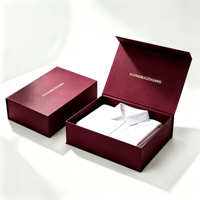 Scatola Regalo Magnetica Pieghevole Personalizzata, Confezione di Lusso con Chiusura Magnetica per Abiti, Camicie e Vestiti