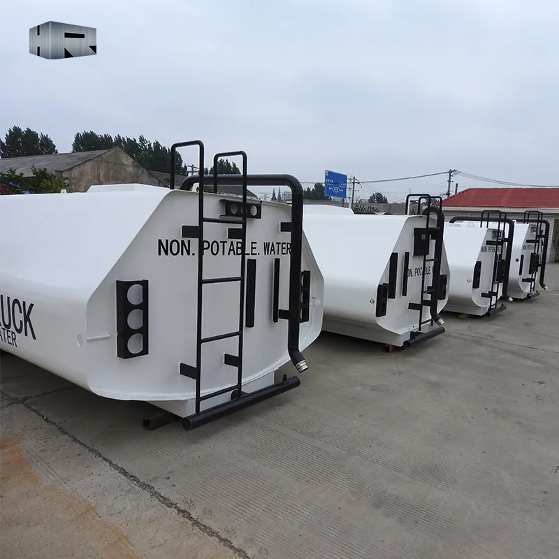 जल ट्रकों के लिए 4000 गल बहु-कार्यात्मक कस्टम वाटर ट्रक टैंक