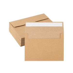 Impression personnalisée Enveloppes de format C5 <span class=keywords><strong>DL</strong></span> Enveloppes en carton rigide Enveloppes en papier <span class=keywords><strong>kraft</strong></span> auto-adhésives à impression offset - Product Image 3
