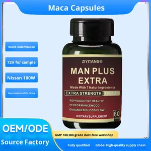 Wild for Maca <span class=keywords><strong>Capsules</strong></span> 60 stuks in fles Grensoverschrijdende buitenlandse aangepaste OEM-verwerking - Product Image 2