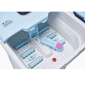 Otros productos de masaje Burbuja y vibración Remojo Pedicura portátil Masajeador de baño de spa de pies plegable eléctrico con control remoto de calor - Product Image 5