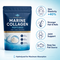 Collagène de poisson pur, collagène marin hydrolysé, certifié casher pour complément alimentaire
