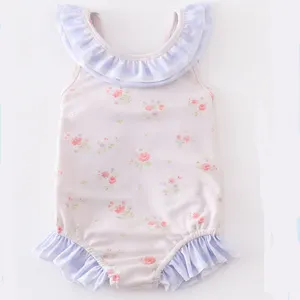 Pakaian renang pakaian luar bayi, baju renang anak baru lahir musim panas untuk anak perempuan