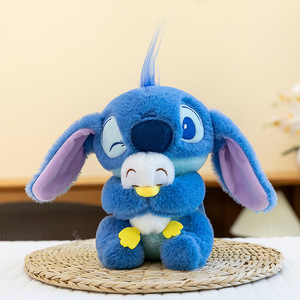Peluches de Donald Duck <span class=keywords><strong>y</strong></span> Stitch de <span class=keywords><strong>Lilo</strong></span> & Stitch, con Peluche Corto <span class=keywords><strong>y</strong></span> Suave Ecológico de 20cm-30cm, Regalo de Cumpleaños para Niños Unisex - Product Image 3