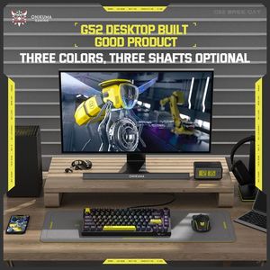 โอนิคุมะ G52 คีย์บอร์ดแบบมีสายคีย์บอร์ดสำหรับเล่นเกมระดับมืออาชีพพร้อมปุ่มกดแบบด้าน RGB แบ็คไลท์สำหรับคอมพิวเตอร์แล็ปท็อป - Product Image 6