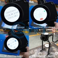 Mesin pembersih Laser 500W Mopa, mesin pembersih Laser tipe Nadi kondisi baru bahan baja tahan karat untuk troli kayu logam cat karat minyak Pembersih kotoran