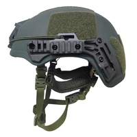 Casque tactique Wendy IIIA PE en polymère, grande taille, motif solide, suspension réglable, équipement d'entraînement extérieur
