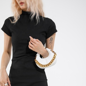 حقيبة يد صغيرة وشنطة كروس نسائية من البولي يوريثان بتصميم عصري وألوان الحلوى الرائجة لعام <span class=keywords><strong>2025</strong></span>، محفظة نقود لطيفة للفتيات مع سلسلة - Product Image 6