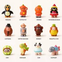Groothandel Mini Cartoon Squishy Mix Slow Rebound PU Schuim Kawaii Dieren Fruitvormige Stressverlichtende Speelgoed voor Kinderfeestjes OEM