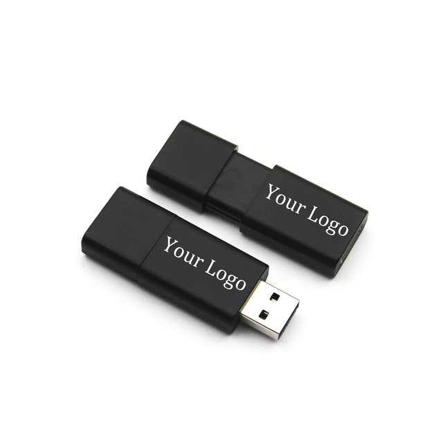 CeaMere Flash Drive 128GB 64GB USB 2.0 Plastic Pen Drive Custom Flash Disk 32GB Memory Stick