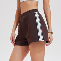 Shorts de sport pour femmes à taille haute - Respirants, anti-transpiration, colorés, pour la salle de sport, le yoga, le vélo, coupe ample