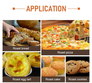 Maquinaria Industrial Comercial 32 64 Bandejas Equipo de Panadería Hornear pan Galletas Pizza Horno rotativo eléctrico con carro - Product Image 5