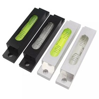 REALMAX DIY-Projekte Ausrichtungswerkzeug Glas-Wasserwaage Aluminiumlegierung Horizontal-Nivellierer Metall-Wasserwaage