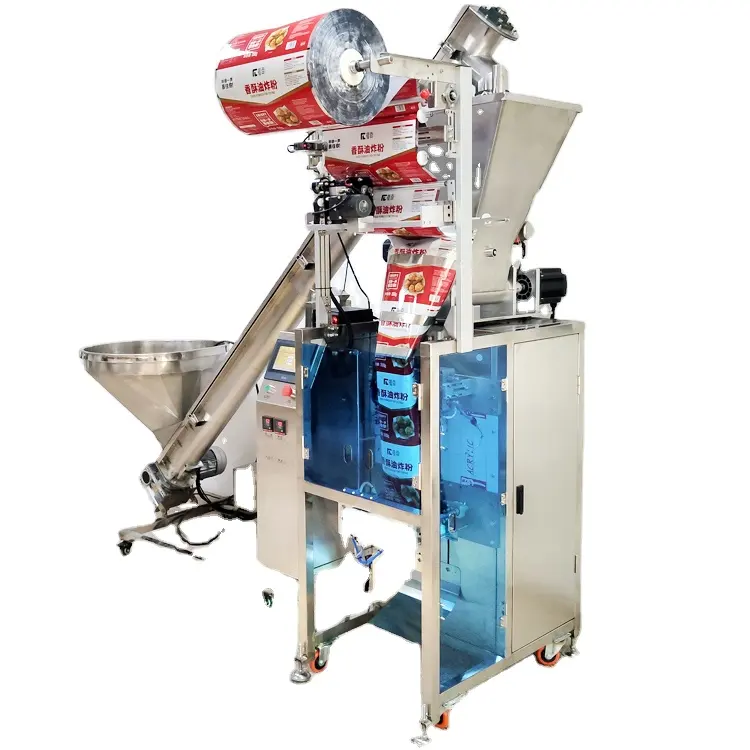중국 공장 가격 수평 오거 향신료 칠리 우유 미세 분말 포장 기계 자동