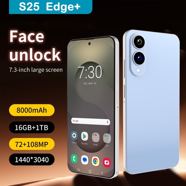 16g+1tb Best Price 2026 New S25 Edge+ Deca Core 144Hz 5G CDMA Android 15 Smartphone Large Screen Dual-SIM Dual-standby Global
