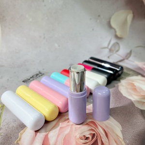 Nouveau design, tubes de rouge à lèvres ronds en forme de capsule, logo personnalisé, marquage à chaud, vente en gros, usine chinoise, emballage cosmétique en plastique - Product Image 6