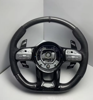 Volant de style ancien GZYLC pour Benz C200 C63 C300 808 W204 W205 SLK GLK GLC GLE A45, amélioré avec un volant en fibre de carbone