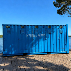 Salle de bain préfabriquée portable pour le camping, WC, douche avec toilettes, salle de bain mobile pour usage extérieur - Product Image 4