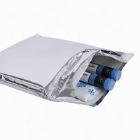 Emballages thermiques personnalisés, sans odeur, en aluminium réfléchissant, en mousse isolante, résistants aux chocs, pour les médicaments et les marchandises sensibles