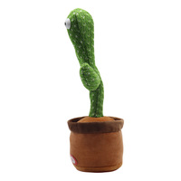 Cactus Électrique Dansant Qui Chante et Joue de la Musique, Peluche pour Bébé, Fournisseur Chinois d'Usine de Jouets en Peluche
