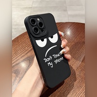 Nouvelle Coque de Téléphone Antichoc en TPU Souple avec Imprimé « Ne Touchez Pas Mon Téléphone » pour iPhone Xr 11 12 13 14 15 Pro Max