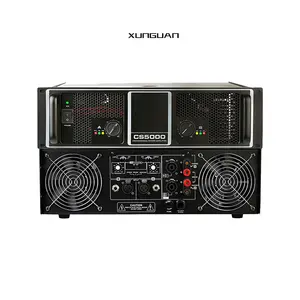 Módulo amplificador de potência de áudio 3U de canal duplo CS Series CS5000/CS6000/CS7000 com painel de alumínio 2CH * 900W 1100W 1300W