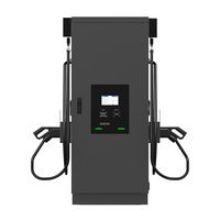 Chargeur DC pour véhicules électriques commercial 80 kW, station de charge rapide DC pour véhicules électriques, station CCS2 GBT avec certification ETL