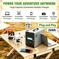 Centrale Électrique Solaire Portable pour Camping en Extérieur, Faible MOQ, 220V, 3000W/5000W/2400W, Générateur Solaire pour Usage Domestique et Alimentation Automobile
