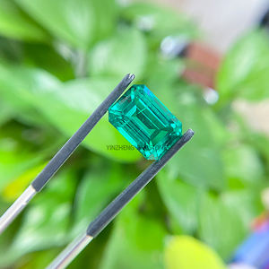 YinZheng Hot Sale hydro thermaler Smaragd OCT Step Cut loser Edelstein synthetischer kolumbia nischer Smaragds tein - Product Image 3