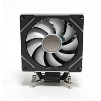 120mm 4 Heatpipe CPU Cooler for LGA1700/1851&AMD AM5 ARGB Fan PWM High Performance Air Cooler