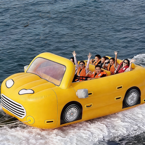 Gommone trainabile in PVC rinforzato per auto, <span class=keywords><strong>barca</strong></span> trainabile per il mare - Product Image 4