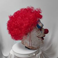Masque de Clown Effrayant en Gros, en Latex Naturel Non Toxique, Masque Réaliste pour Fête d'Halloween, Cosplay et Déguisement