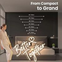 Letrero LED de Neón Personalizado 'IT'S TIME for Lash' - Control Remoto Multicolor |   Luz Decorativa Publicitaria para Salones de Pestañas y Empresas de Belleza