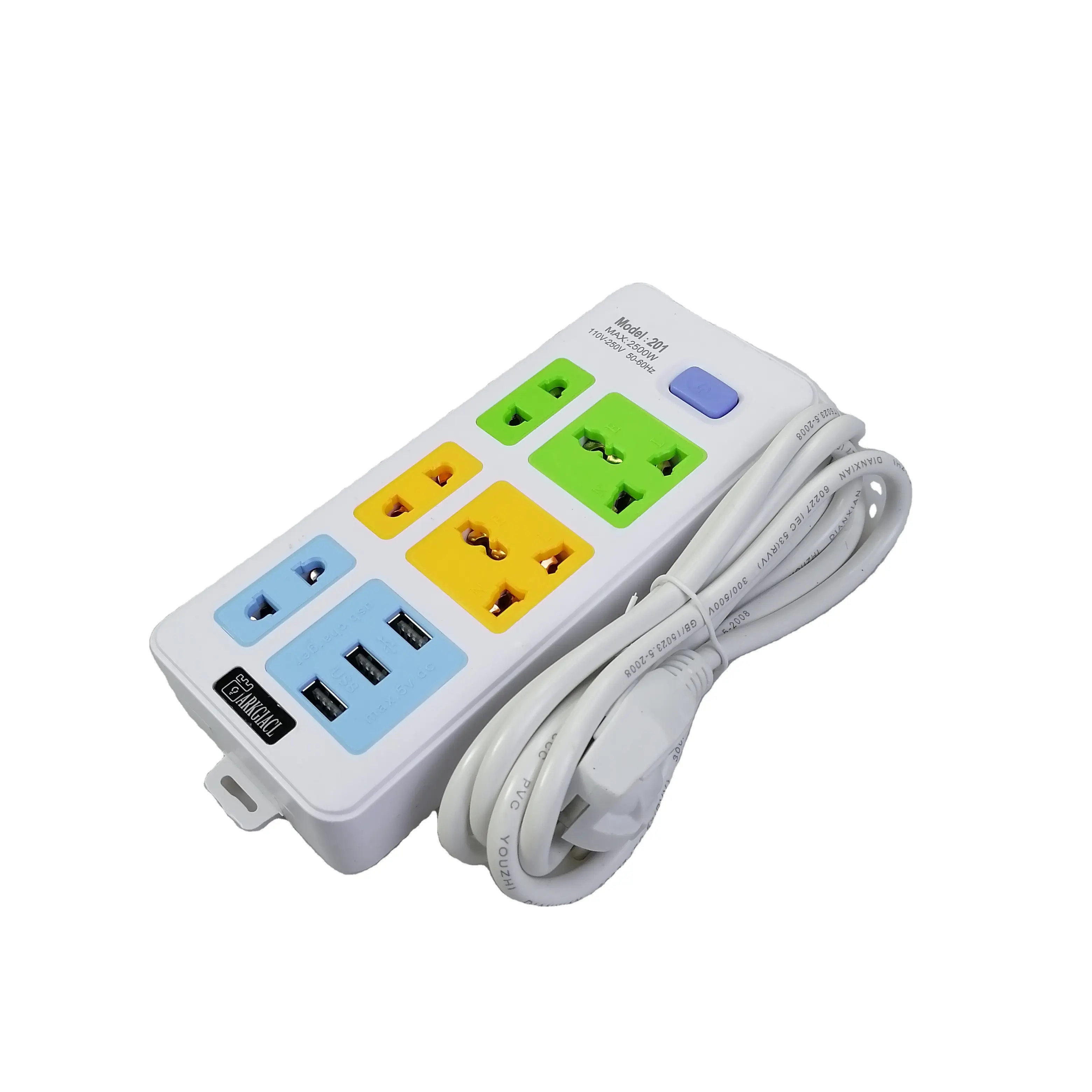 Universal Socket Switched Electrical Power Extension Socket SDK Guangzhou Hansong Electric Technology Led Strip Verlengsnoer