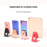 Vente en gros de support mobile portable en aluminium et métal support pour téléphone portable compatible avec support rotatif pour tablette